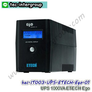 IT003-UPS-ETECH-Ego เครื่องสำรองไฟ UPS 1000VA ETECH Ego